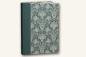 Preview: high-quality book for writing and drawing, green cover paper with Art Nouveau ornaments